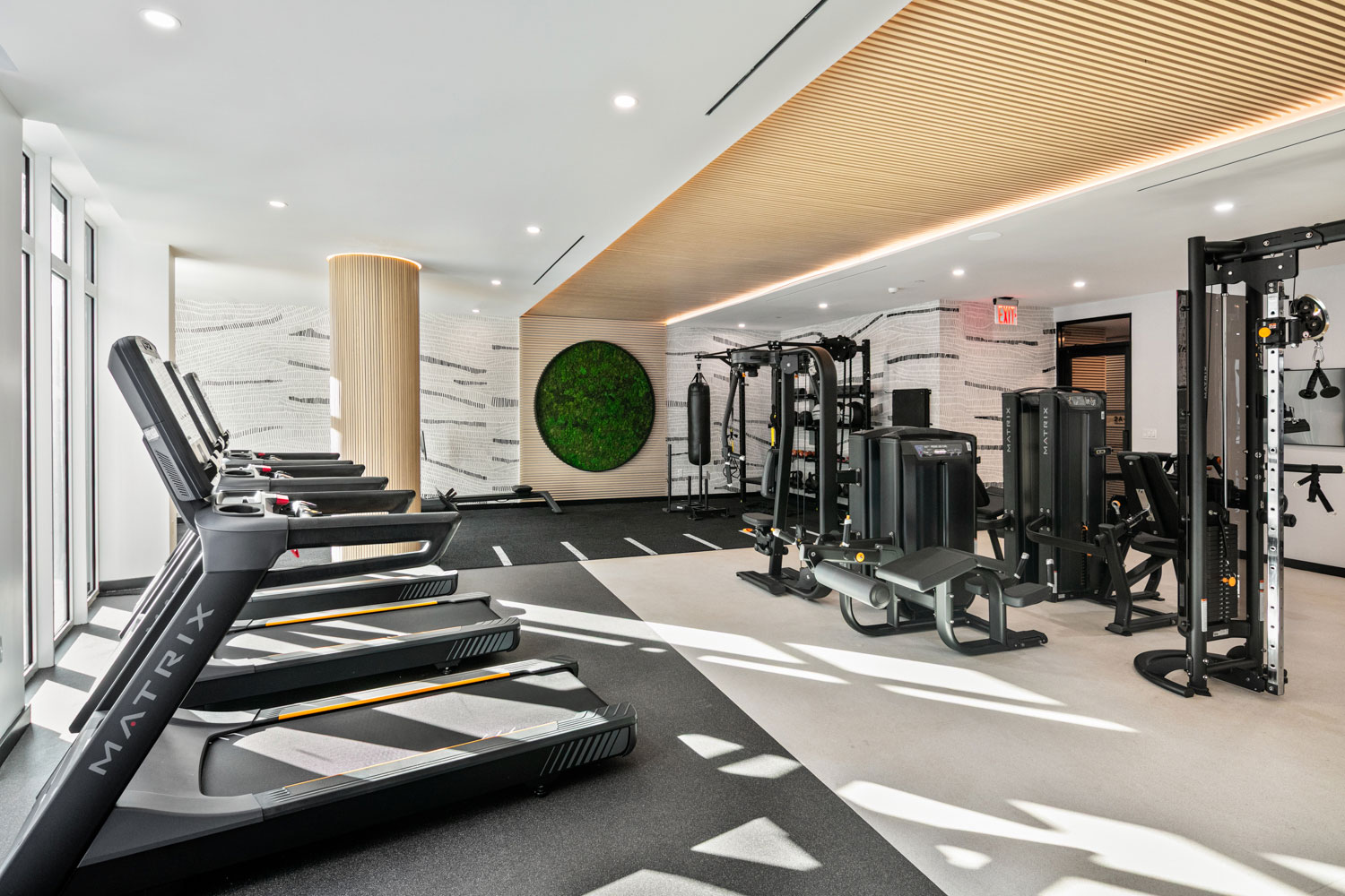 Fitness Center at Prosper luxury apartments Prospect Heights