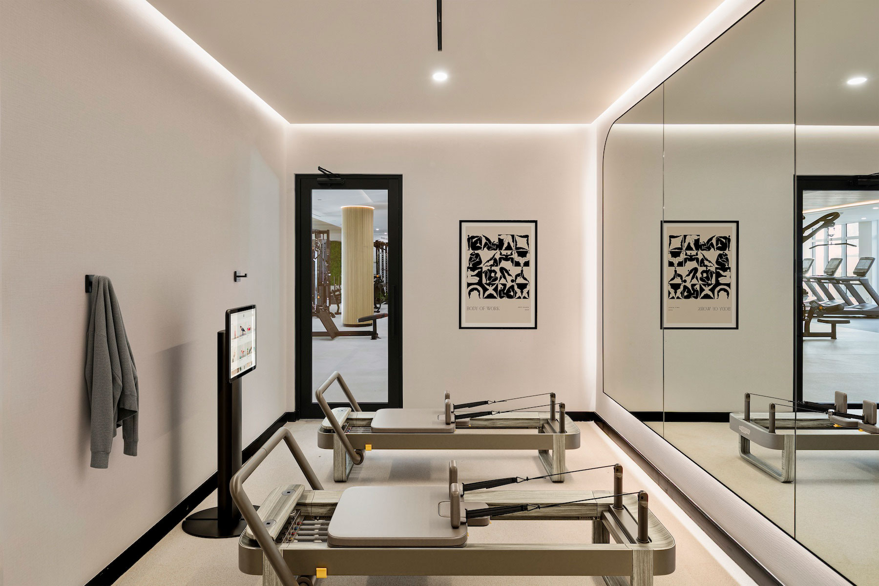 Fitness Center at Prosper luxury apartments Prospect Heights